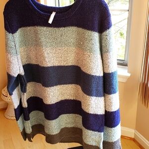 NWT COZY BLUE CMB SWEATER